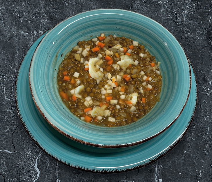 Fränkische Linsensuppe